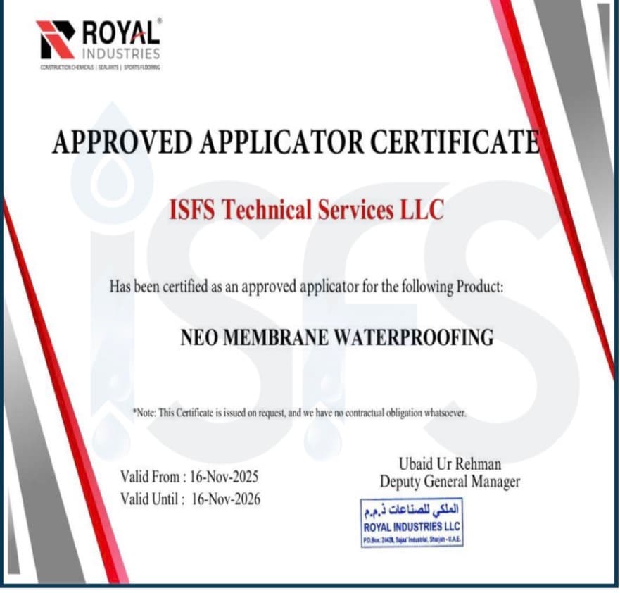 ISFS Applicator Certificate 1
